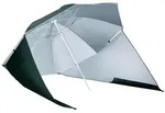 Outsunny Sonnenschirm,, Dunkelgr&uuml;n, Metall, 210x210 cm, Sonnen- & Sichtschutz,