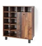 Vicco Badschrank, Wildeiche, Holzwerkstoff, 13 F&auml;cher, 1 Schubladen,...