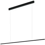 Helestra Led-H&auml;ngeleuchte Loopy, Schwarz, Metall, 3x200x151 cm, h&ouml;henverstellbar,