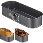 Relaxdays Springform, Anthrazit, Metall, 31x7x12 cm, Backen, Backformen, Springformen