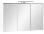 Mid.you Spiegelschrank Schildmeyer Flag, Wei&szlig;, Wei&szlig; Hochglanz, Glas, 6 F&auml;cher,