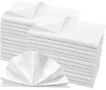 Zollner Stoffservietten,, Wei&szlig;, Textil, Quadratisch, 50x50 cm, Wohntextilien,