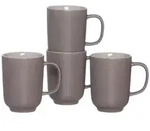Ritzenhoff Breker Kaffeebecher, Taupe, Keramik, Kaffee & Tee, Tassen, Kaffeebecher