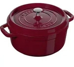 Staub Topf, Bordeaux, Metall, Kochen, T&ouml;pfe, Kocht&ouml;pfe