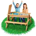 Coemo 2In1, Natur, Holz, CE, Gartenm&ouml;bel, Kinder-Gartenm&ouml;bel