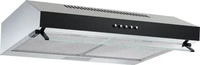 Respekta DUNSTABZUGSHAUBE Schwarz, Edelstahl 60x13x50.3 cm, Energieeffizienzklasse: B