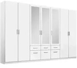 Rauch M&ouml;bel Dreht&uuml;renschrank Rauch Bingen, Wei&szlig;, Holzwerkstoff, 6 F&auml;cher, 6