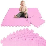Littletom Spielmatte, Pink, Kunststoff, Rechteckig, 30x30 cm, waschbar,...