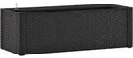 vidaXL Garten-Hochbeet, Anthrazit, Kunststoff, Rechteckig, 100x33x43 cm,