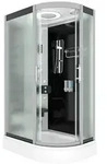 AcquaVapore by Sandra Jentho Dusche, Schwarz, Glas, Kunststoff, Metall, Rechteckig,