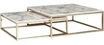 Mid.you Couchtisch, Wei&szlig;, Holzwerkstoff, quadratisch, eckig, 75x27x75 cm, einfacher