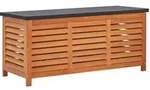 vidaXL Gartenbox,, Braun, Holz, 50x55x117 cm, Aufbewahrung & Schutzh&uuml;llen,