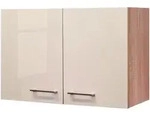 FlexWell K&uuml;chenoberschrank, Sonoma Eiche, Kaschmir, Holzwerkstoff, 1 F&auml;cher,