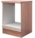 FlexWell Herdumbauschrank, Sonoma Eiche, Kaschmir, Holzwerkstoff, 60x86x60 cm, Made