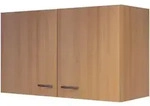 FlexWell K&uuml;chenoberschrank, Buche, Holzwerkstoff, 1 F&auml;cher, einzeln stellbar,