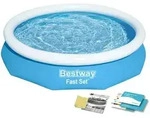 Quick-Up, Blau, Textil, 305x66 cm, Freizeit, Pools und Wasserspa&szlig;, Pools