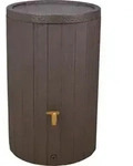 4rain Regentonne, Braun, Kunststoff, 220 L, 57x93x59 cm, Gartenzubeh&ouml;r,...