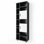 Vicco Badschrank, Anthrazit, Wei&szlig;, Holzwerkstoff, 14 F&auml;cher, Rechteckig,...