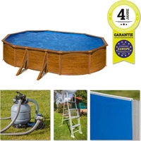 Gre POOL-SET Braun 375x120x610 cm