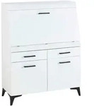 Carryhome Sekret&auml;r, Wei&szlig;, Kunststoff, 2 Schublade(n) Schubladen, 98x124x42 cm,