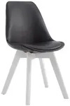 CLP Stuhl, Schwarz, Holz, 48x84x55 cm, Esszimmer, St&uuml;hle, Esszimmerst&uuml;hle,