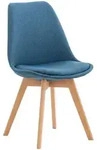 CLP Stuhl, Blau, Holz, 49x83x50 cm, Esszimmer, St&uuml;hle, Esszimmerst&uuml;hle,