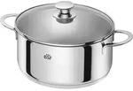 BSF Bratentopf BSF Bordeaux, Glas, 4,5 L, rund, Messskala, Sandwichboden, Kochen,