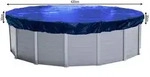 Quick Star Poolabdeckung, Blau, Kunststoff, Rund, 480x480 cm, Freizeit, Pools und