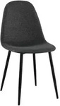CLP Stuhl, Schwarz, Metall, 44x88x51 cm, Esszimmer, St&uuml;hle, Esszimmerst&uuml;hle,