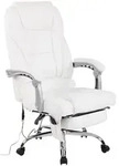 CLP Chefsessel, Wei&szlig;, Metall, 69x118x64 cm, Arbeitszimmer, B&uuml;rost&uuml;hle, Chefsessel