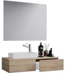 Mid.you Badezimmer VCM Gudas, Sonoma Eiche, Holzwerkstoff, Holzoptik, 85 cm,