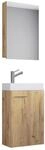 Mid.you G&auml;stebad VCM Slito, Honigeiche, Holzwerkstoff, 41 cm, h&auml;ngend, Badezimmer,