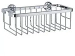 Tesa Duschablage Aluxx Chrome, Chrom, Metall, eckig, 13x26.2x8.8 cm, Badaccessoires,