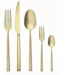 Sambonet Besteckset Rock Antique, Gold, Metall, 60-teilig, lebensmittelecht, Essen &