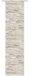 Fl&auml;chenvorhang Walli, Natur, Textil, Mauer, 60x245 cm, Seidenoptik, Wohntextilien,