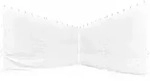Siena Garden Pavillon-Seitenteil, Wei&szlig;, Textil, 2-teilig, 300x256 cm, Sonnen- &