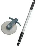 Rasenkanten-Roller, Silber, Metall, 5.5x139x15 cm, Gartenzubeh&ouml;r, Gartenpflege,