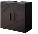 Vicco Waschbeckenunterschrank, Anthrazit, Holzwerkstoff, 1 F&auml;cher, Rechteckig,