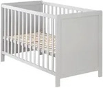 Roba Babybett, Taupe, Holzwerkstoff, Rechteckig, 60x120 cm, Babym&ouml;bel, Babybetten,
