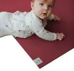 Sanosoft Krabbelmatte, Rot, Textil, 60x100 cm, Oeko-Tex&reg; Standard 100, Teppiche &