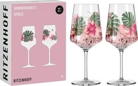Ritzenhoff SPRITZERGLAS Gr&uuml;n, Rosa