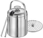 Cilio Eiseimer Freddo, Edelstahl, Metall, 1,3 L, 19 cm, doppelwandig, Abtropfgitter,