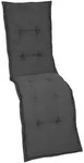 Relaxsesselauflage, Grau, Textil, Uni, F&uuml;llung: Schaumstoff, Vlies, 50x7x170 cm,