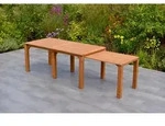 Gardenson Gartentisch, Braun, Holz, Akazie, Hartholz, rechteckig, eckig, 90x76x185