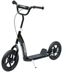 Homcom Kinderroller,, Schwarz, Metall, 52x80x120 cm, Outdoor Spielzeug,