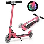 Costway Scooter, Pink, Metall, 70x85x10 cm, Spielzeug, Kinderspielzeug,