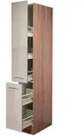 FlexWell Apothekerschrank, Kaschmir, Holzwerkstoff, einzeln stellbar, 30x200x57 cm,