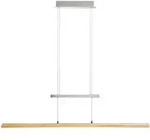 Led-H&auml;ngeleuchte Panama, Beige, Holz, Eiche, massiv, l&auml;nglich,l&auml;nglich, 9x150x100