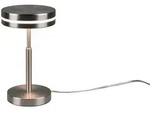 Trio Leuchten Led-Tischleuchte, Nickel, Metall, F, 25 cm, Schnurschalter, Lampen &