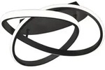 Trio Leuchten Led, Schwarz, Metall, 45x18x45 cm, Lampen & Leuchten, LED Beleuchtung,